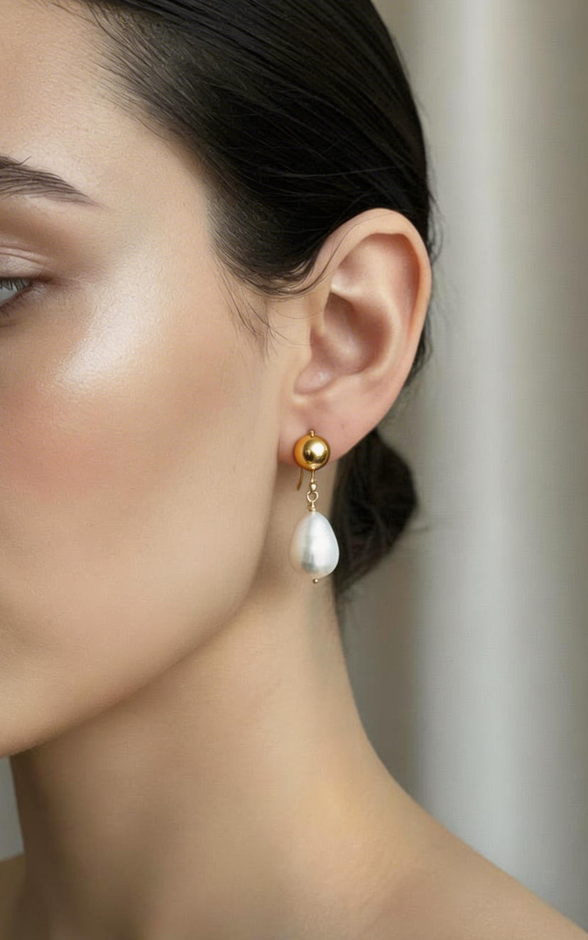 Freshwater Pearl Drop Earrings